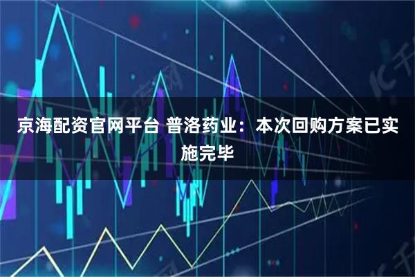 京海配资官网平台 普洛药业：本次回购方案已实施完毕